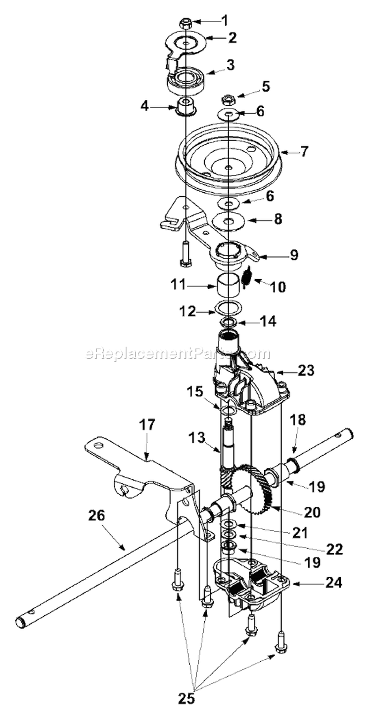 Page B Diagram and Parts List for 12AD449R401 2003 Yard Man Lawn Mower